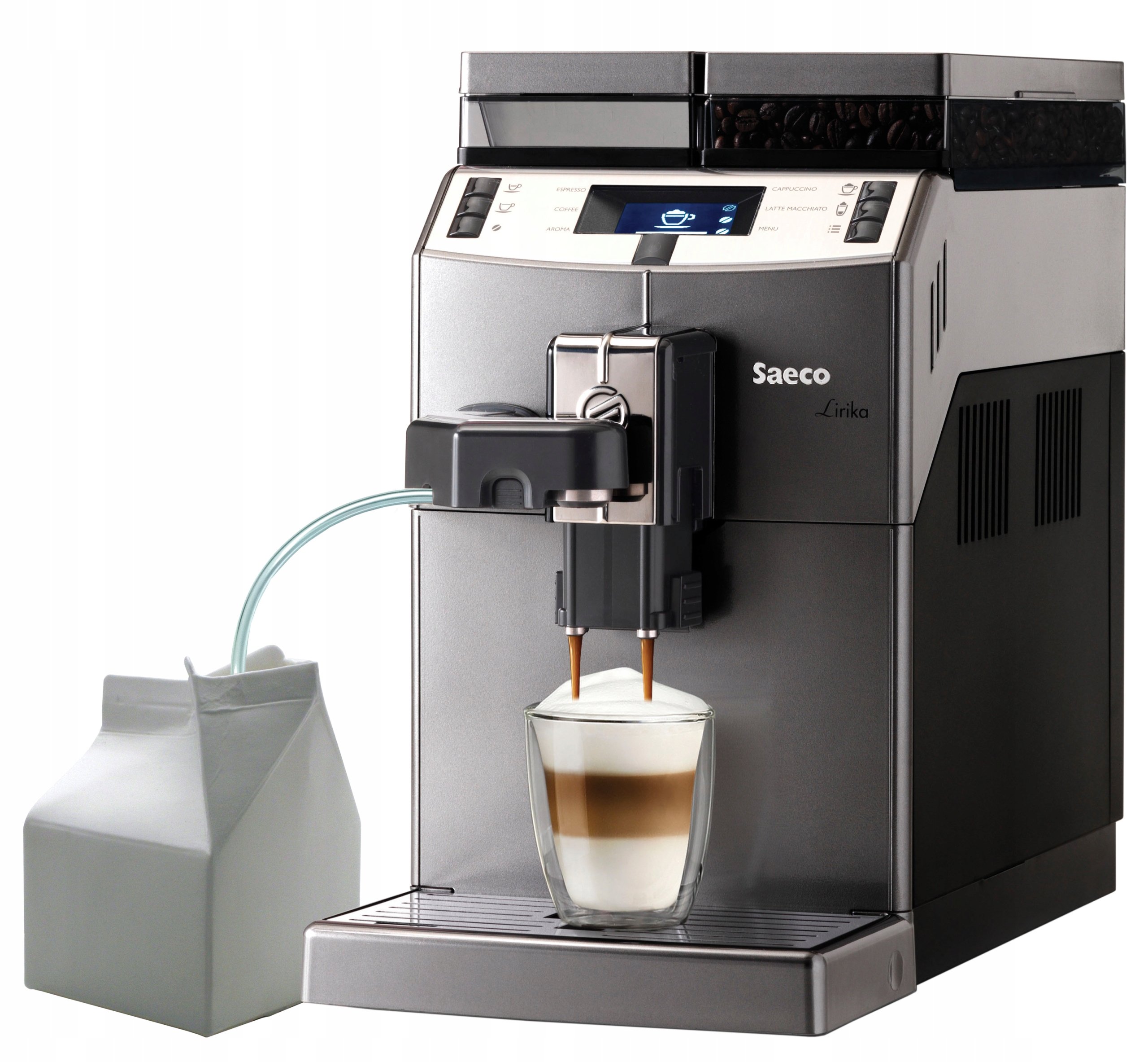 Кофемашина Saeco One touch cappuccino капучино+латте нажатием кнопки