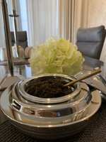 Икорница с крышкой и ёмкостью для льда  V=180 мл D=110 мм. Н=150 мм